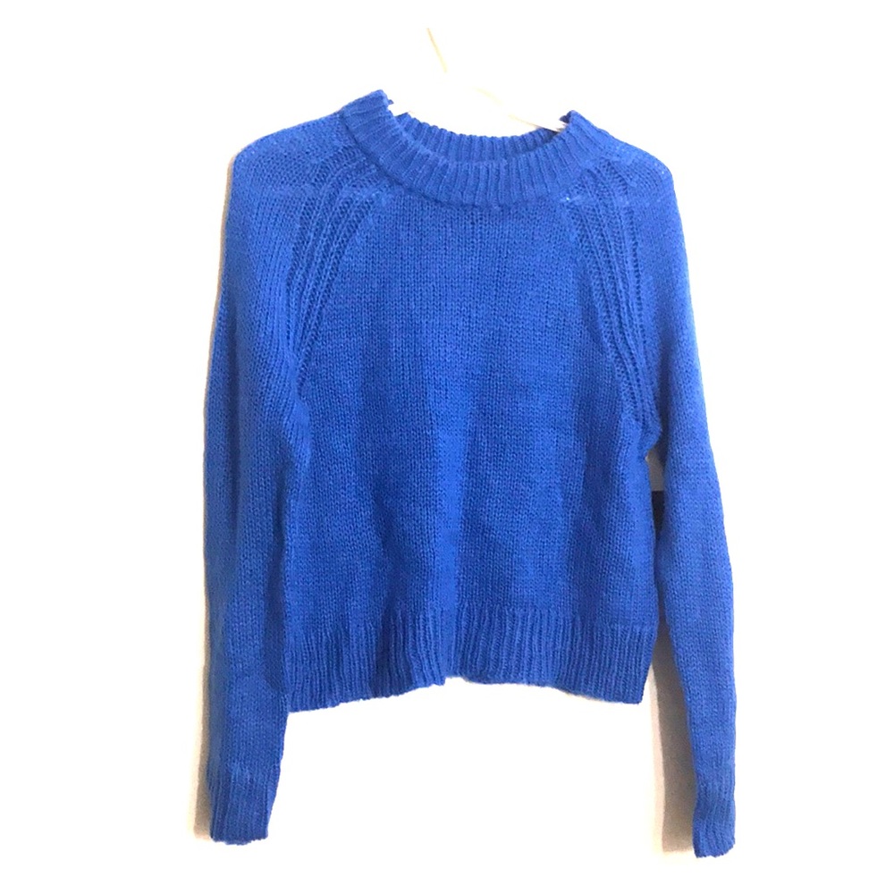 NWT A.n.a Blue Long Sleeve Sweater